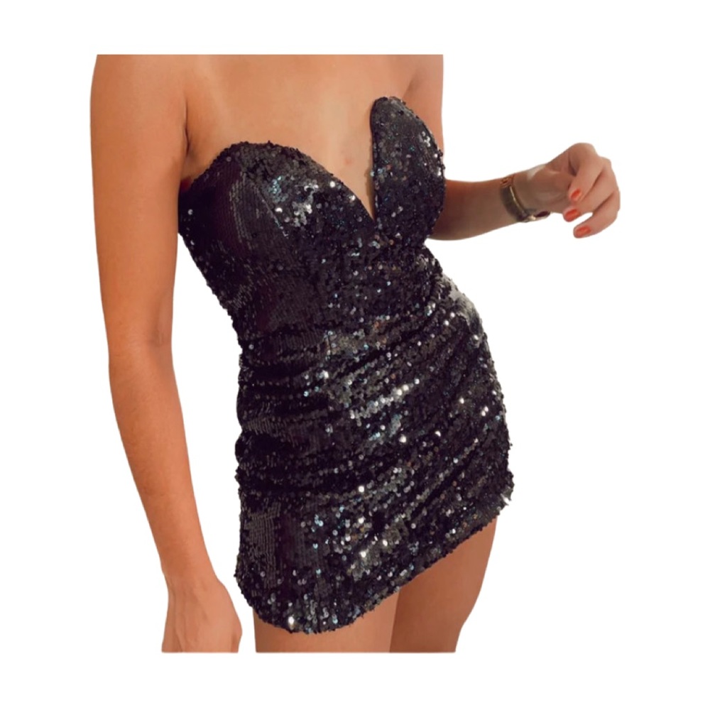Absolutely Stunning Sequin Sweetheart Dress